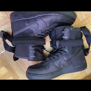 Woman’s sf Air Force ones triple black